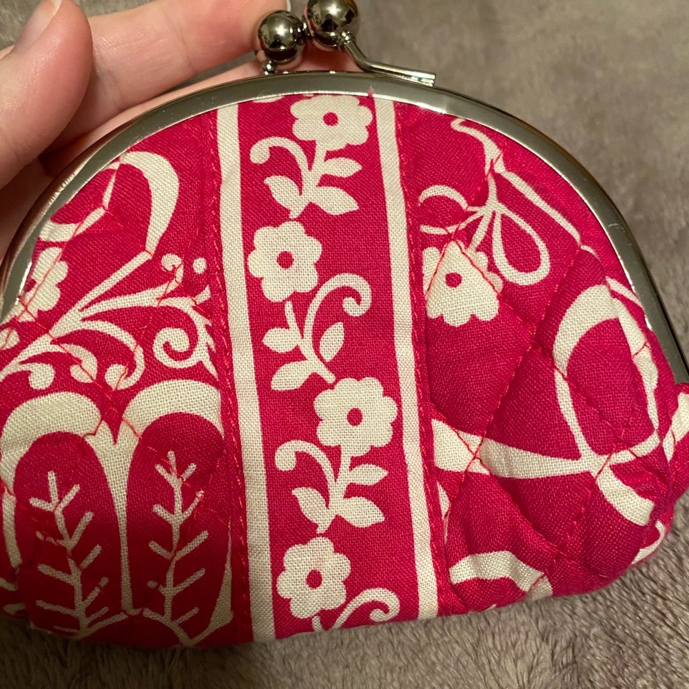 Vera Bradley small coin clutch